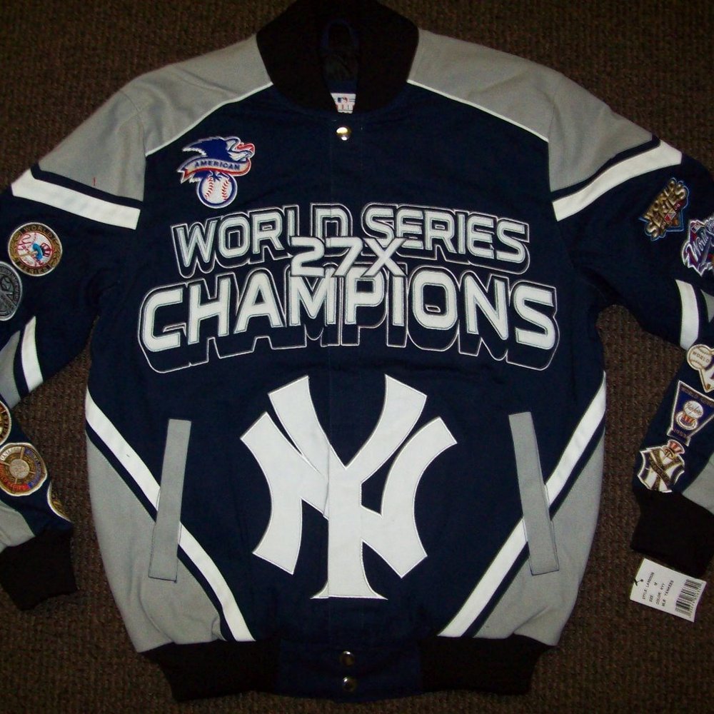 NEW YORK YANKEES 27 TIME WORLD SERIES CHAMP JACKET